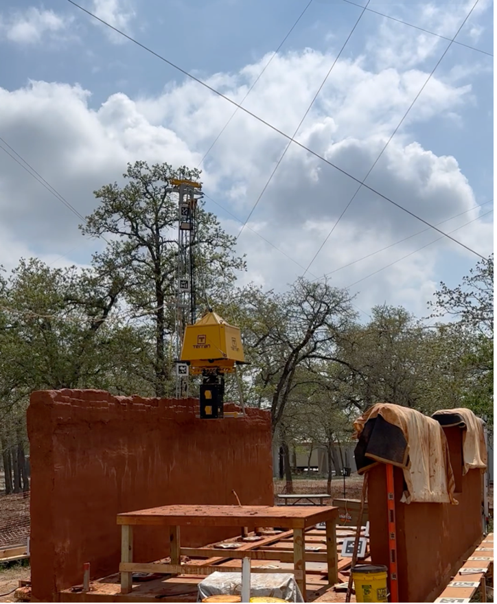 Terran’s robo-builder turns Texas dirt into a home.