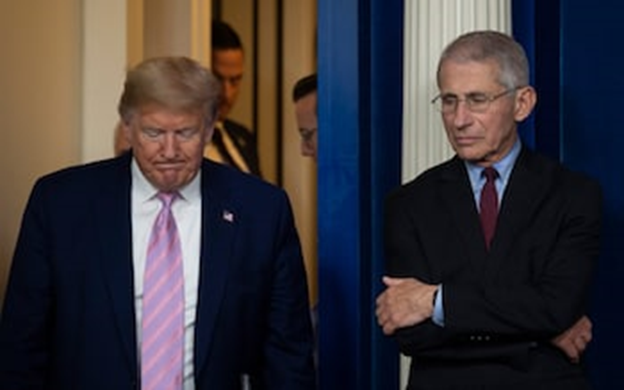 Trump and Fauci image