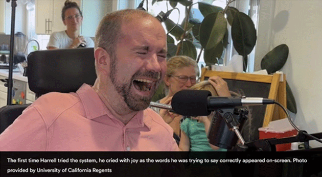 Casey Harrell Crying for Joy