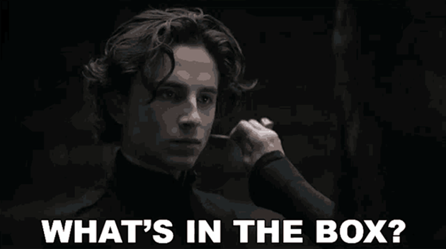 "What's in the box" Dune quote image